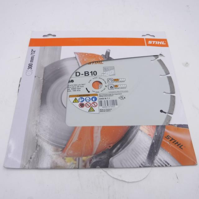 Rental store for STIHL, 9  DIAMOND B10 WHEEL in Lexington KY